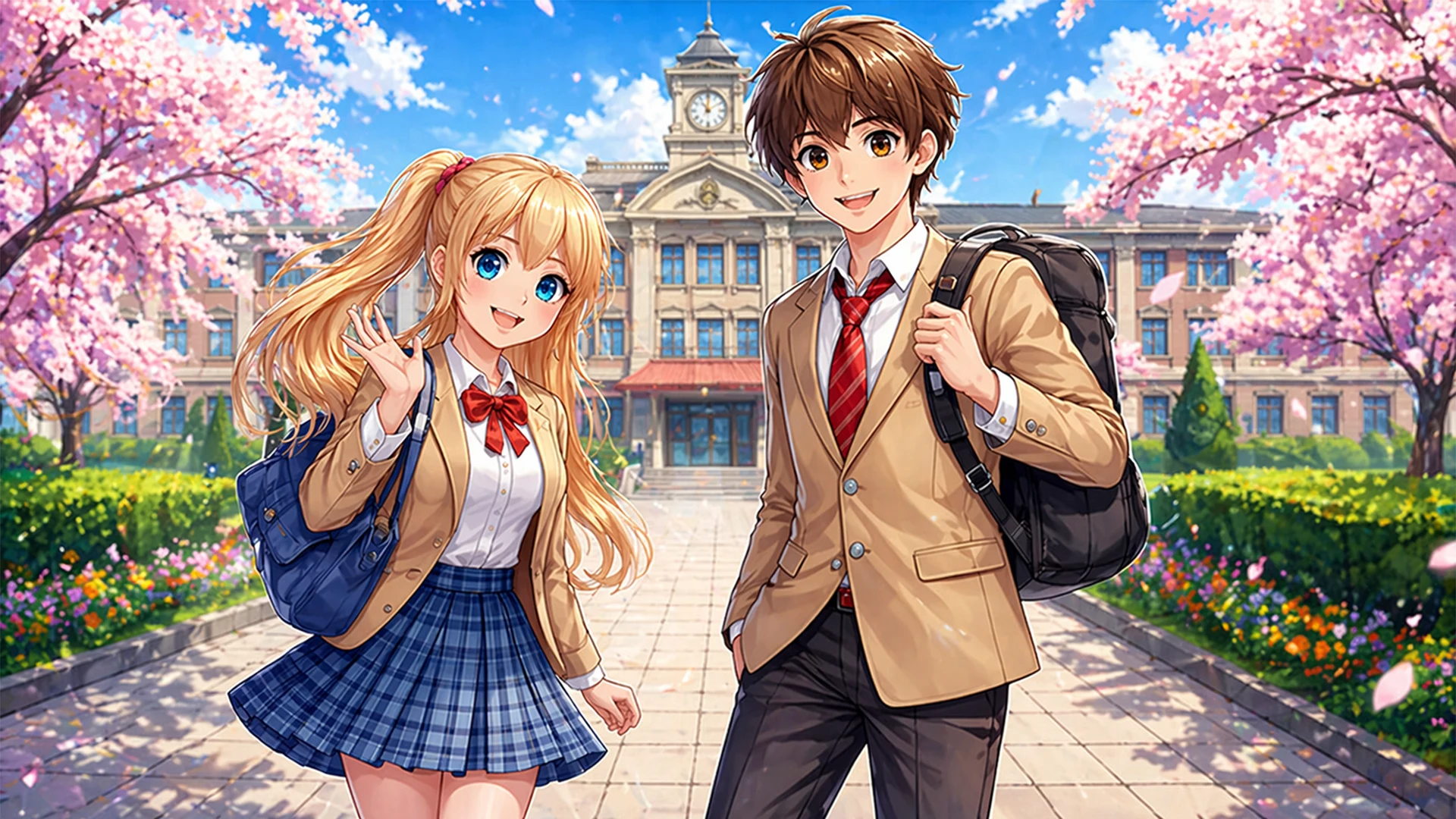 Anime Girl Sakura High School screenshot